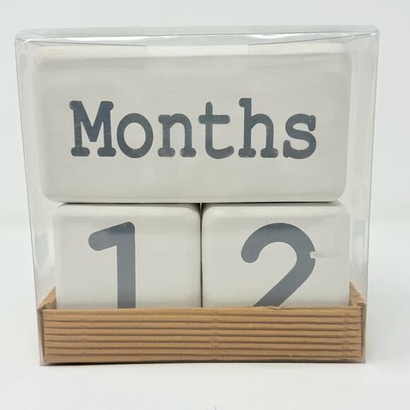 Mud Pie Milestone Blocks - Picture 1 of 4